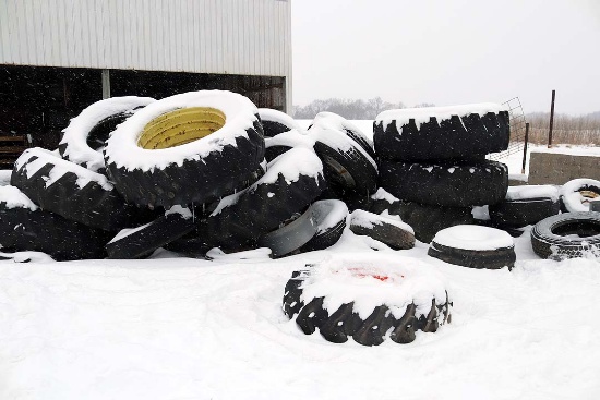 Pile of Various Tires