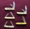 (5) Vintage Promotional Pocket Knives