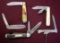 (5) Vintage Promotional Pocket Knives