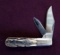 Ka-Bar-Lo Stag Handle Dog Head