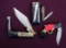 Lot of (3) Novelty Knives