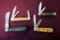 Lot of (4) Vintage Pocket Knives