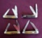 Lot of (4) Vintage Pocket Knives