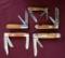 Lot of (5) Vintage Pocket Knives