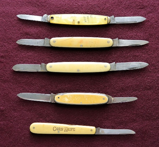 (5) Various Brand Vintage Pocket Knives