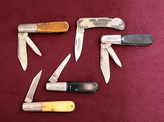 (5) Remington Pocket Knives