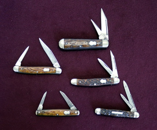 Lot of (5) Vintage Pocket Knives