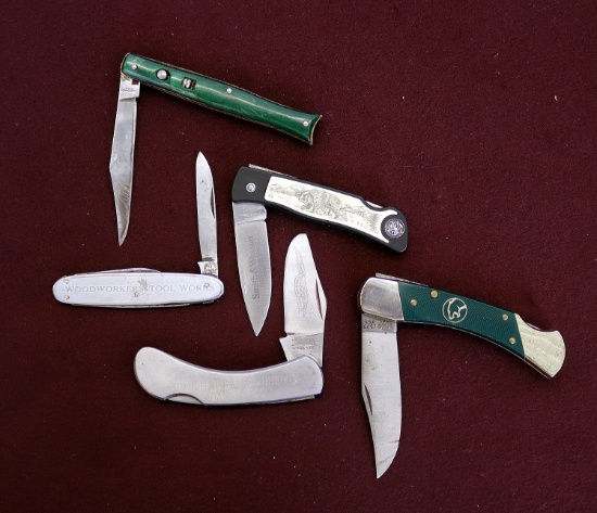Lot of (5) Vintage Pocket Knives