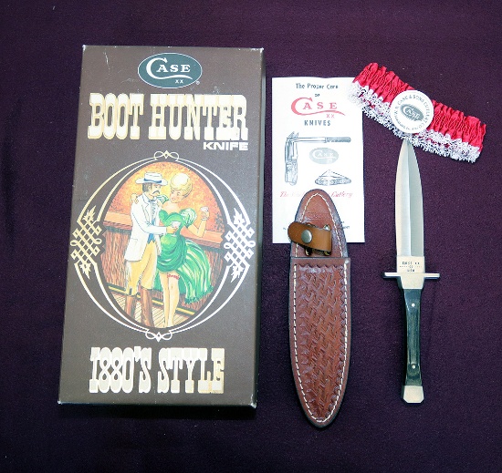 Case XX Boot Hunter Knife w/sheath and box