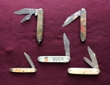(5) Vintage Promotional Pocket Knives