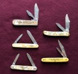 (5) Vintage Promotional Pocket Knives