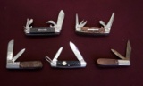 Lot of (5) Vintage Pocket/Utility Knives