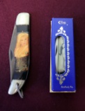 Lot of (2) Case XX Pin-Up/Bathing Beauty Girls Pocket Knives