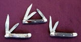 Lot of (3) Case XX Pocket Knives