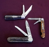 Lot of (3) Vintage Pocket Knives