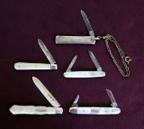 Lot of (5) Vintage Gentlemen/Fruit Knives