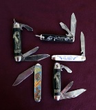 Lot of (5) Cowboy/Western Promotional Knives