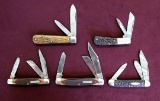 Lot of (5) Vintage Pocket Knives