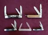 Lot of (5) Vintage Pocket Knives
