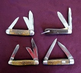 Lot of (4) Vintage Pocket Knives