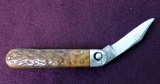 Rare Pressbutton Knife Co. Single Blade