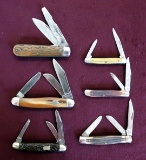 Lot of (6) Vintage Pocket Knives
