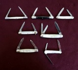 Lot of (7) Vintage Gentleman's Knives