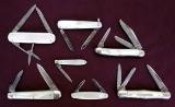 Lot of (7) Pearl Type Knives