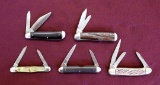 Lot of (5) Vintage Pocket Knives