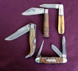 Lot of (4) Vintage Pocket Knives