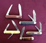 Lot of (5) Vintage Pocket Knives