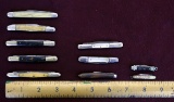Lot of (10) Gentlemen's Knives