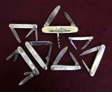 Lot of (7) Vintage Pearl Type Pocket Knives