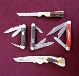 Lot of (5) Vintage Pocket Knives