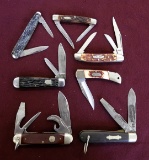 Lot of (7) Camping/Pocket Knives