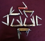 Lot of (8) Vintage Pocket Knives