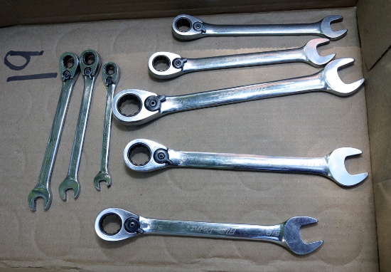Set of 8 Blue Point Standard Ratcheting Wrenches
