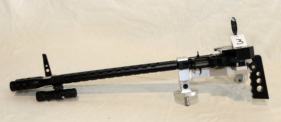 Ruger 22 cal Double Barrel Gun on 3 Leg Tripod w/Drum Magazine, s/n 359-90940