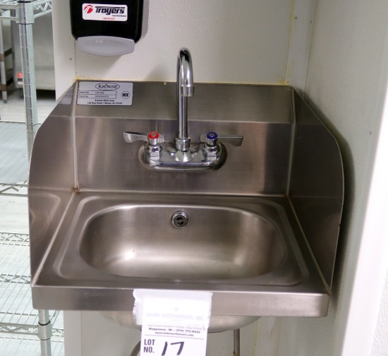 Krowne Handwash Sink, Towel and Soap Dispensers