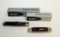 KA-BAR BLADE LOCKING BLADE WITH SWING GUARD, UNION CUT #SG93 STAG HANDLED K