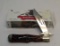 WINCHESTER 19109 RIFLE SHIELD BURNT ORANGE BONED LOCK BLADE KNIFE W/ BOX