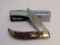 KA-BAR #1989 GRIZZLY SINGLE BLADE KNIFE AND BOX