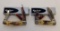 (2) DOG HEAD KA-BAR KNIVES: 3-BLADE BXC90, AND WRA90 DOG HEAD