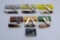 (6) VARIED REMINGTON BULLET KNIVES: PIONEER, THE FISHERMAN, TRAPPER MUSKRAT