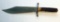 KA-BAR J.BOWIE #8001 BOWIE KNIFE NO SHEATH