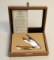 CASE WOODEN BOXED WILBUR & ORVILLE  WRIGHT DOUBLE BLADE KNIFE