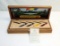 OUTSTANDING CASE 1988 RAINBOW SET OF FIVE IN BEAUTIFUL OAK CASE