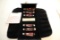 SET OF 6 CASE RED BONE SERIES KNIVES IN CASE ONE MISSING EMBLEM