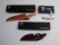 (3) KNIVES, BUCK 165/437 HUNTING KNIFE, 165/437 COMMEMORATIVE KNIFE BOTH W/ S