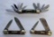 FIGHT'N ROOSTER SOLINGEN 12-BLADE POCKET KNIFE AND (2) STAG HANDLE FIGHT'N